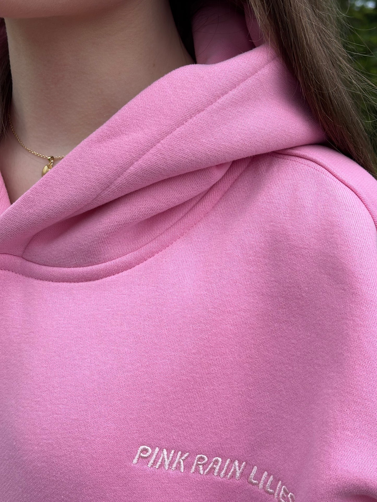 NEW! lakes hoodie in bubble gum