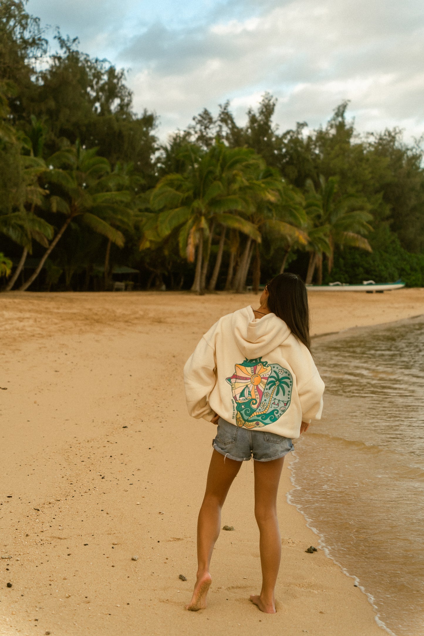 LIMITED EDITION Conch hoodie in Vanilla
