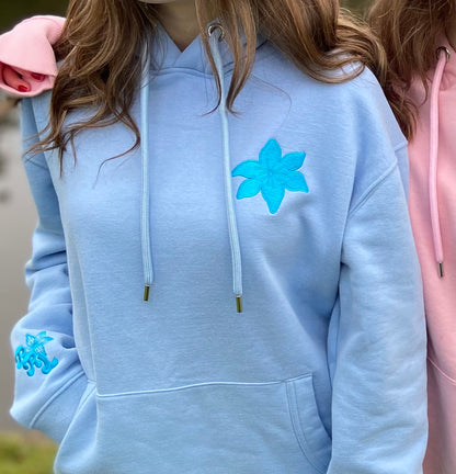 'Take Me To The Lakes' Hoodie in Blue