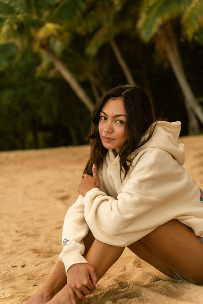 LIMITED EDITION Conch hoodie in Vanilla