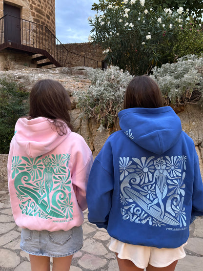 Aqua Soul hoodie in Strawberry Matcha